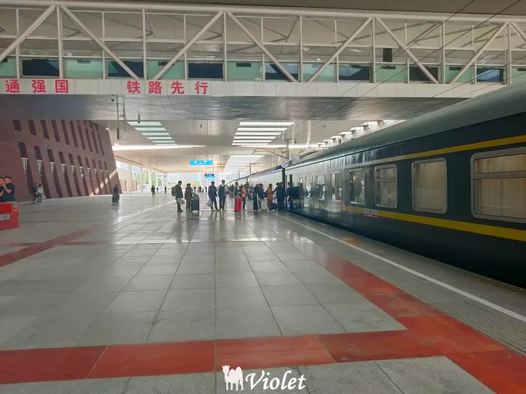 西藏 拉薩火車站 青藏列車