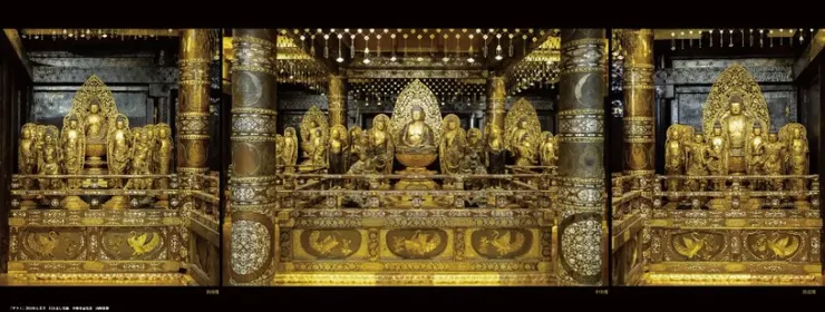 金色堂內陣圖/圖片來源:網頁資訊