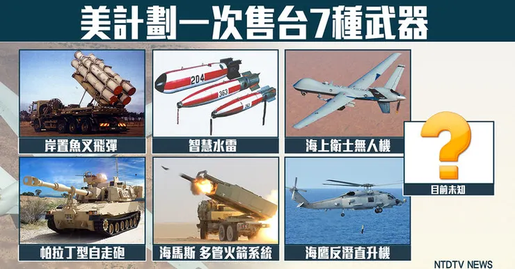 台灣需要先進武器來強化國防