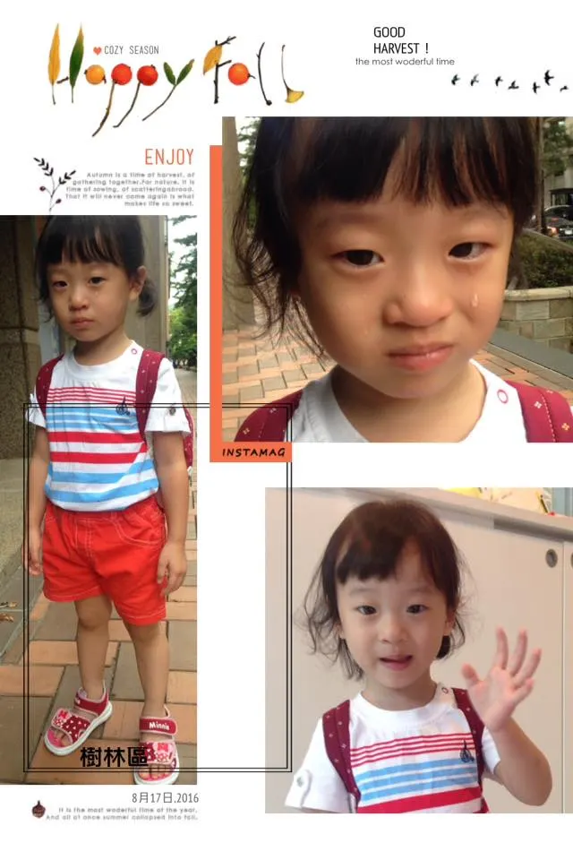 ▲ 現在看了當時的照片，拔拔還是會捨不得耶