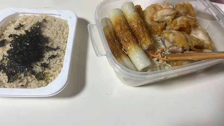 竹輪加上自己炸的炸雞