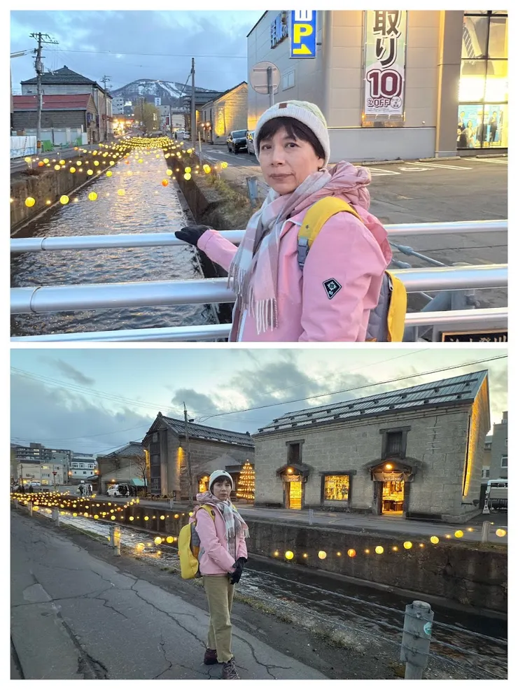 運河上的燈是大正硝子館佈置