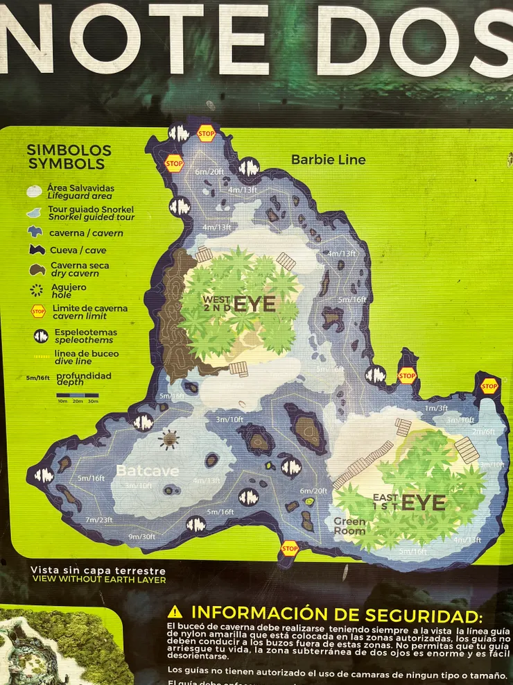 出名的Dos Ojos洞