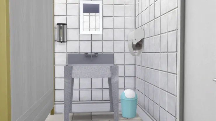 洗手盆也只得一個，弄這麼大的因為要洗拖把。