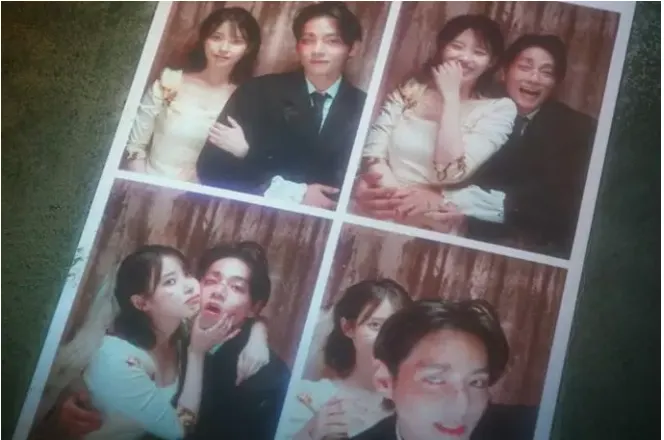 IU新歌Love wins all mv 與BTS V金泰亨甜蜜貼臉拍人生四格婚紗照