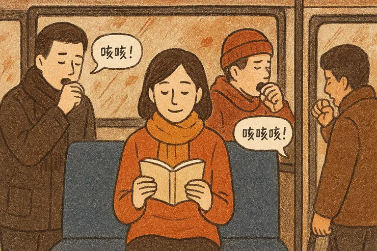 左咳咳，右咳咳，唯有增強抵強力。（圖片由 Copilot 協助創作）