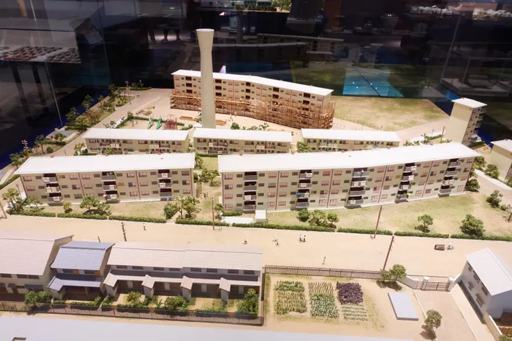 昭和31年(1956年)的住宅區。