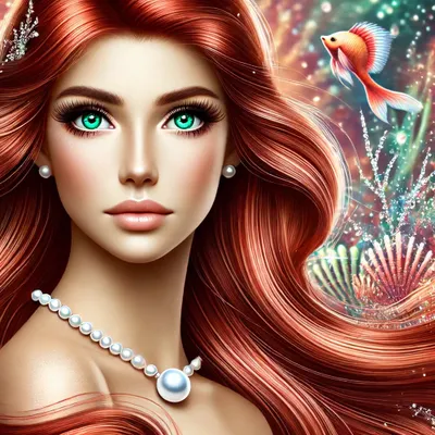 人魚公主克羅娜祝大家情人節快樂