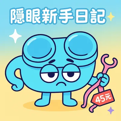 從眼鏡族到隱眼新手：我的戴隱形眼鏡挑戰日記 👓➡️👀