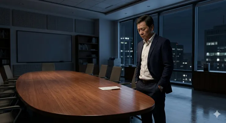 簽字之間的暗影