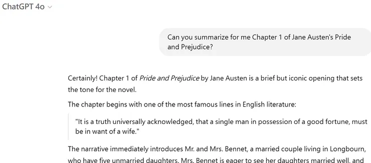 GPT-4o 實測：直接回答問題