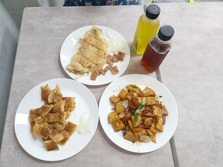 圖片看起來沒很多 實際兩人吃完會飽!