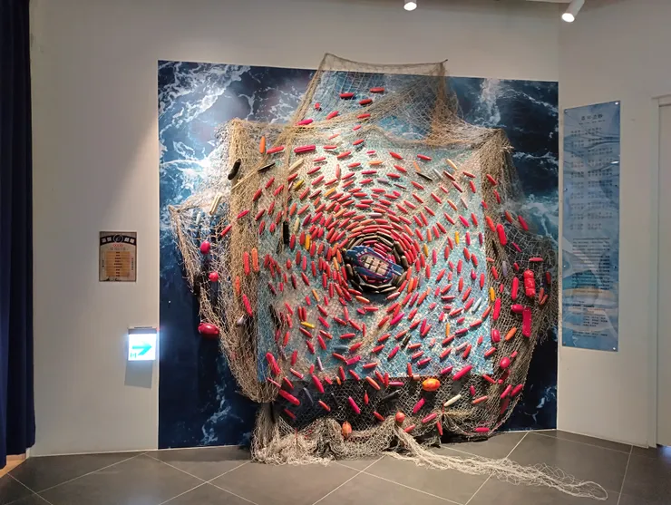 永安海螺文化館內的裝置