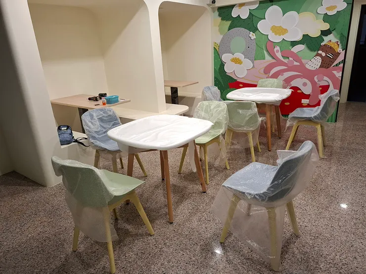 洽談區 安親班空間搭配