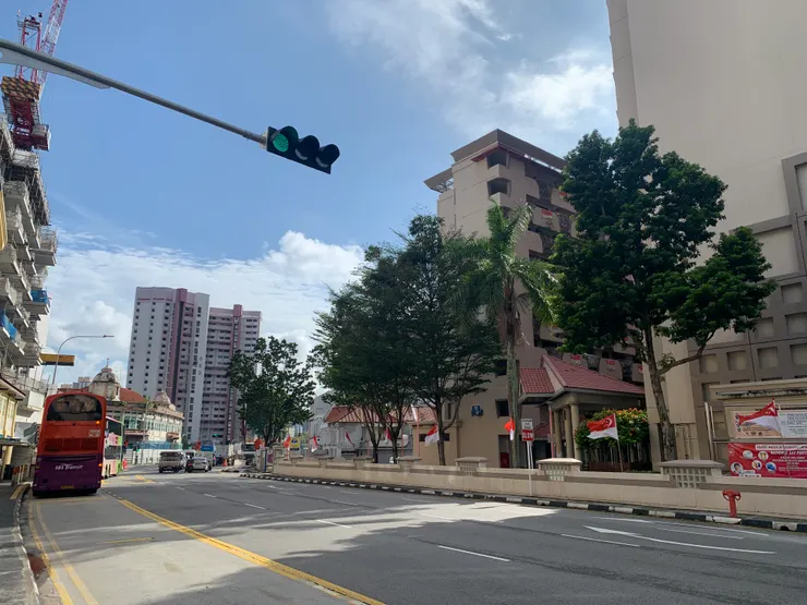 酒店附近Rochor一帶的街景。