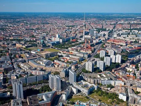 柏林市中心鳥瞰圖(攝影Dirk Laubner )