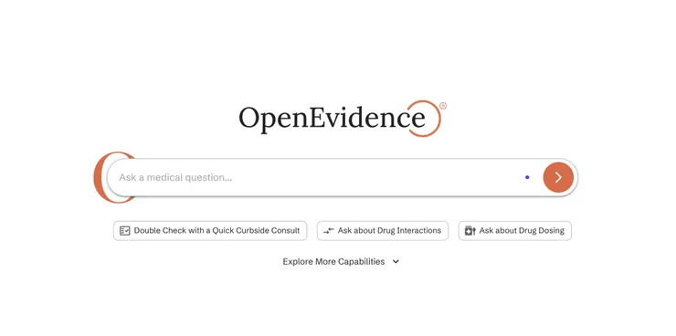 OpenEvidence 首頁