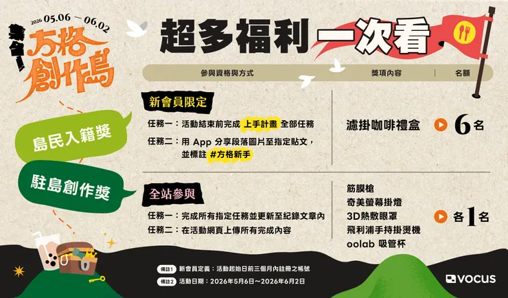 vocus|新世代的創作平台