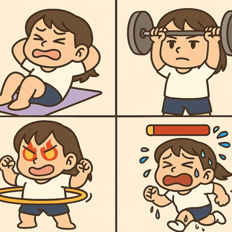 正當我滿懷鬥志燃燒脂肪時