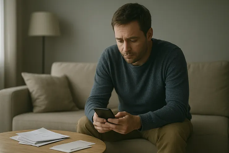 感情矛盾、內心拉扯之示意圖。〈本場景示意圖由AI協助生成。〉