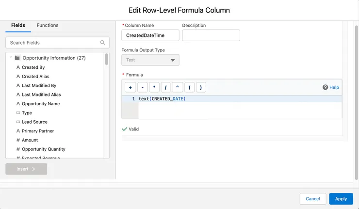Add Row-Level Formula