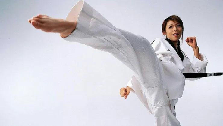 陳詩欣當年為台灣摘下跆拳道金牌。（圖／翻攝自陳詩欣臉書）