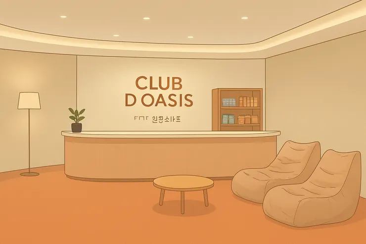 CLUB D OASIS汗蒸幕示意圖