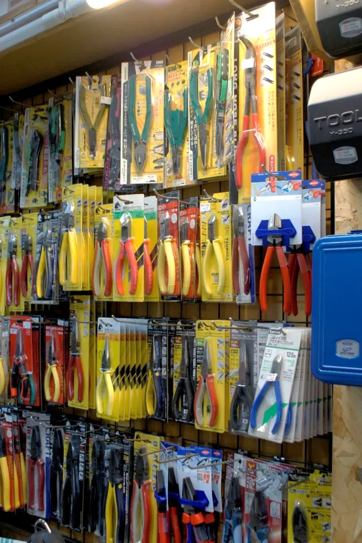 ▲台輪入口處的日本 KEIBA(馬牌)鉗子系列。來源:呂國維