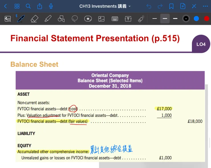 會計的上課講義＆筆記
