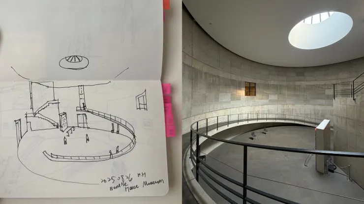 直島真是安藤兄的大舞台。我邊想邊畫|2025.08.26繪製+拍攝