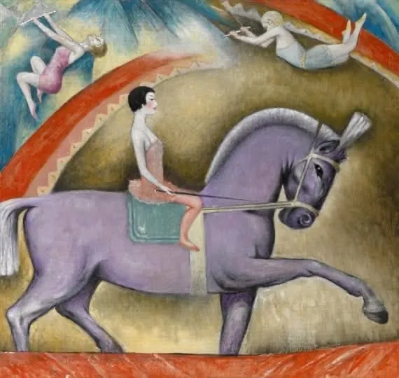 ▍IMG #3 - 1967 Waltz. Lilac Horse. 90 x 95 cm