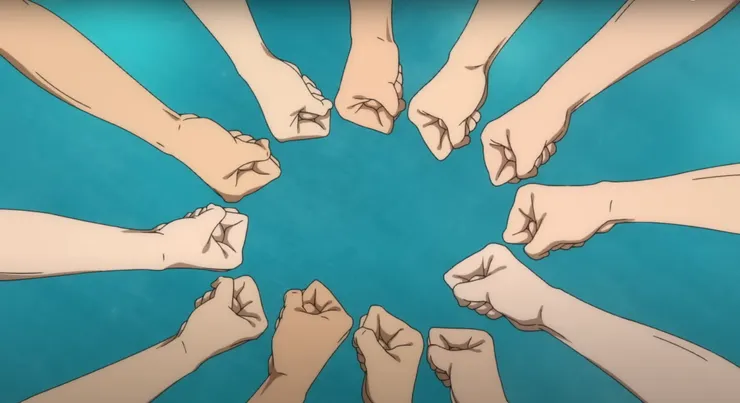 排球是團體運動,6 個人一起強,才是真的強!(圖片擷自預告片)