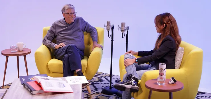 Bill Gates(左) & Yejin CHoi(右) / 圖源:Gates Note