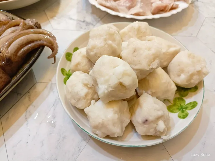 橘子魚花枝丸