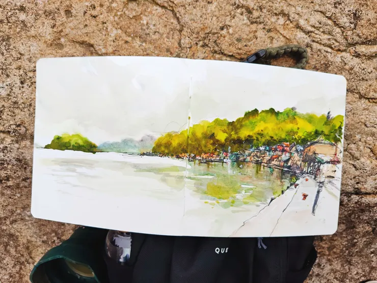 Fatiundraw筆下的伊根灣