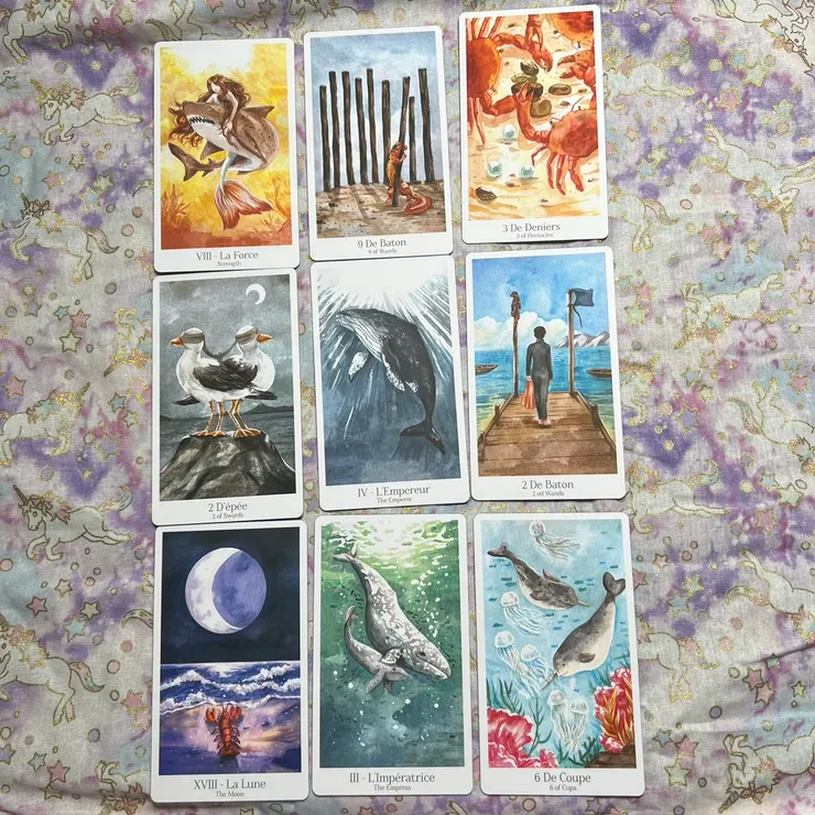 沁海塔羅牌-九宮格牌陣