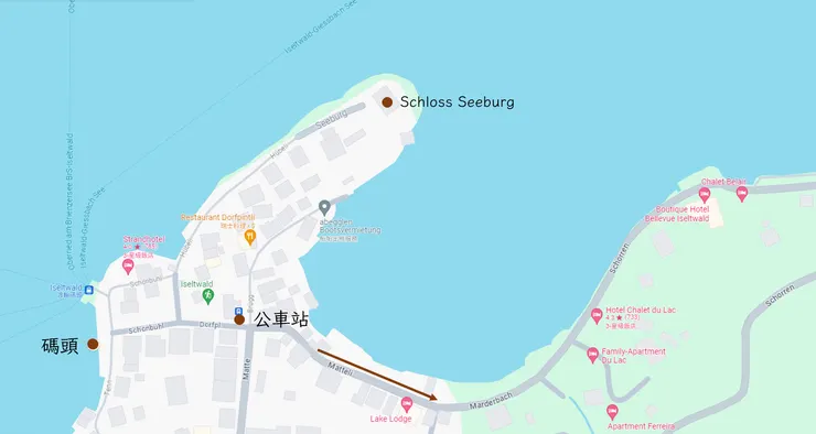 伊斯特瓦德景點地圖