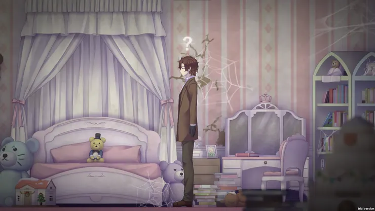 角色頭上有問號，請善用空白鍵、放大鏡和滑鼠拖曳