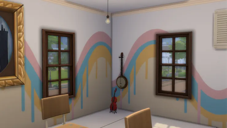 這些樂器說不定只是裝飾。