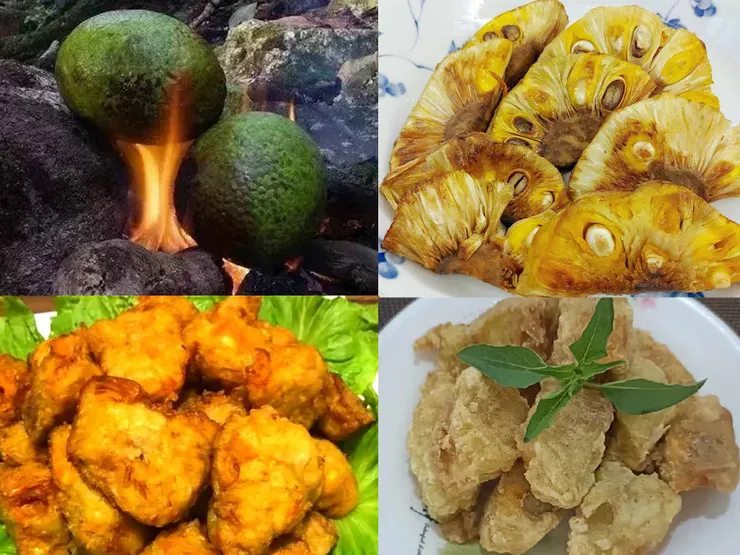 圖4  麵包果各種吃法