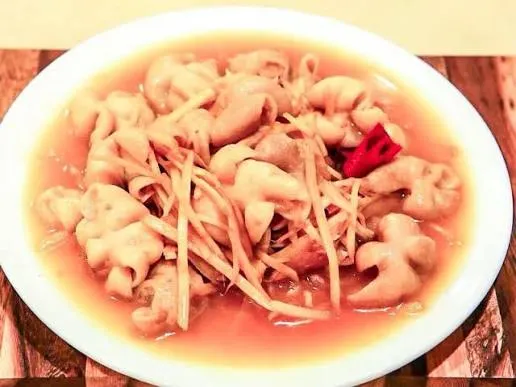 道地的客家薑絲炒大腸(圖片截圖於網路)