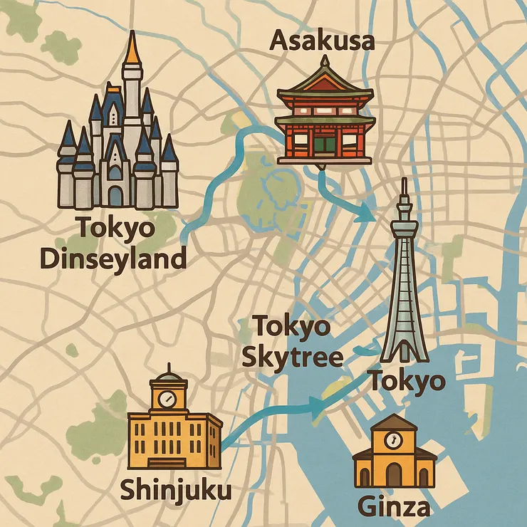 東京|迪士尼、淺草、購物行程