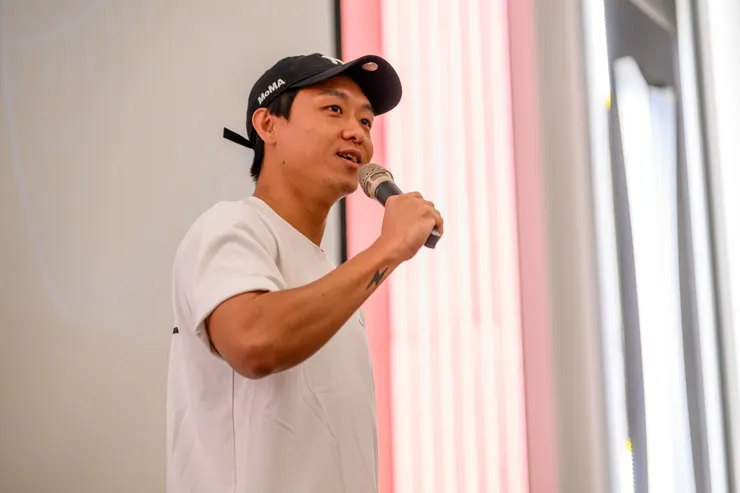 李承安於企業培訓授課