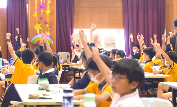 學生運用同理心,與同儕積極投入於每一個體驗活動中