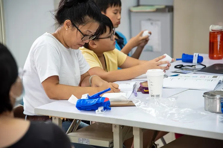 營隊中年紀最小的十歲弟弟也聽得懂。