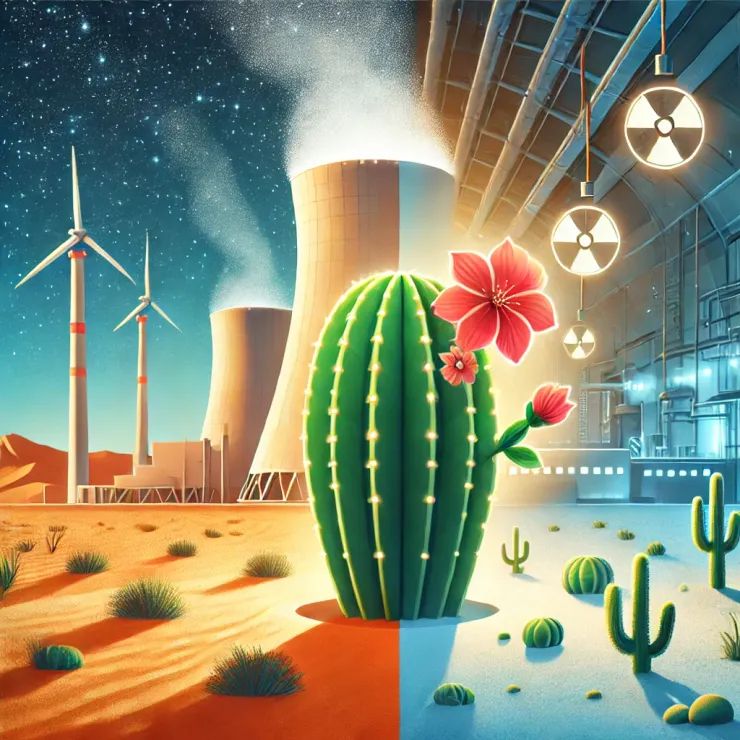 仙人掌vs核能