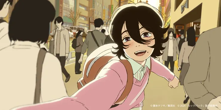 害怕人群的京本,因有藤野陪伴變得勇敢