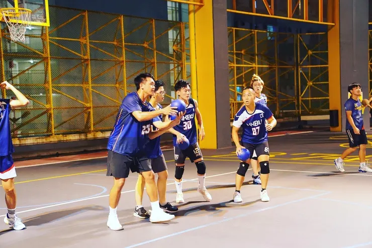 參與香港美式躲避球賽事