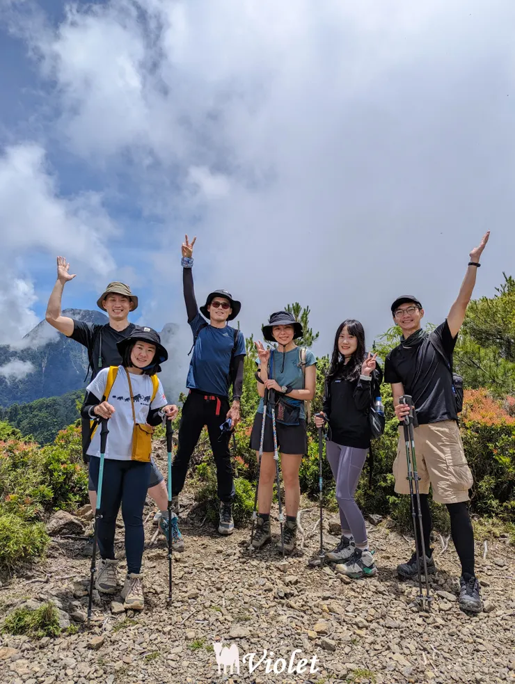 庫哈諾辛山回山屋的路上