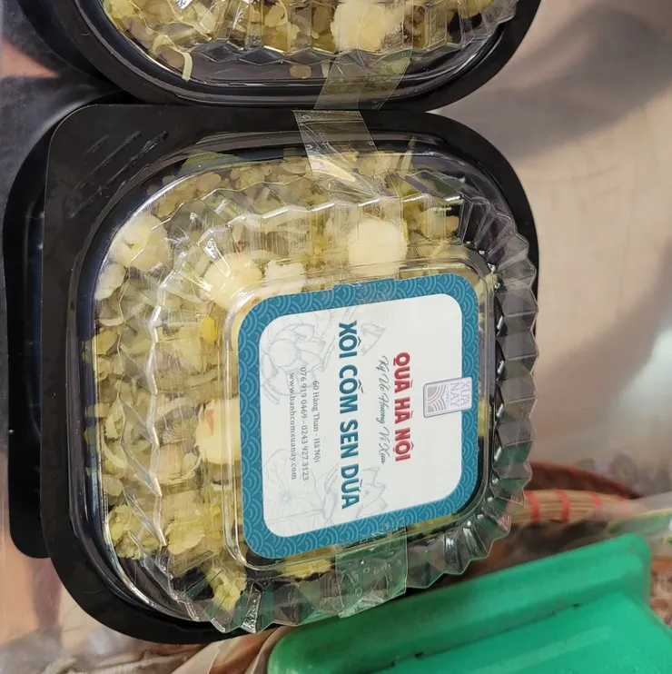 Xôi Cốm Sen Dừa 綠米+蓮子+椰蓉絲